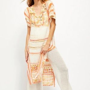 Free People Tropical Rain Maxi Dress - crocheted